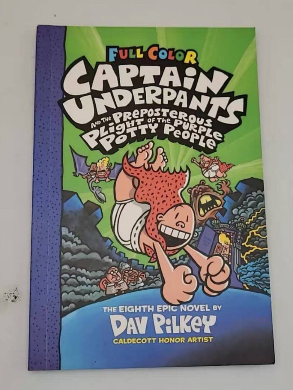 Dav Pilkey Captain Underpants Book 8 Full Color Kids Book